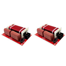 2X Filtro para Alto-Falantes de Alcance Total Abaixo de 15 Polegadas Filtro HiFi de Nível de Áudio Armadilha de Ondas de Áudio Ajustável