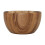 Saladier en bois dur, fabriqué à la main, 30 cm 2