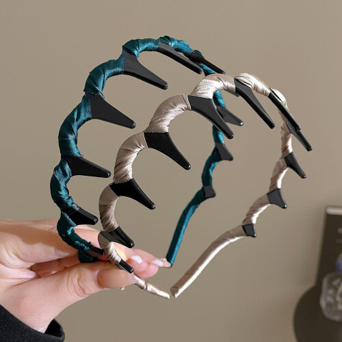 Tiara retrô com caveira e pérolas, estilo vintage, reversível, com pente. 2