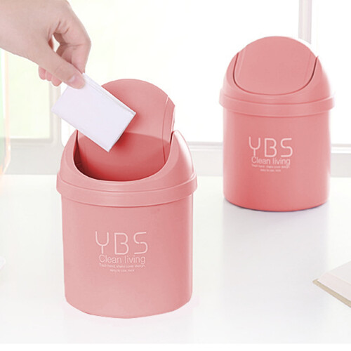 YLOMAY portable trash can for home office dormitory 2