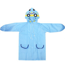 Kids waterproof rain jacket with hood for boys and girls