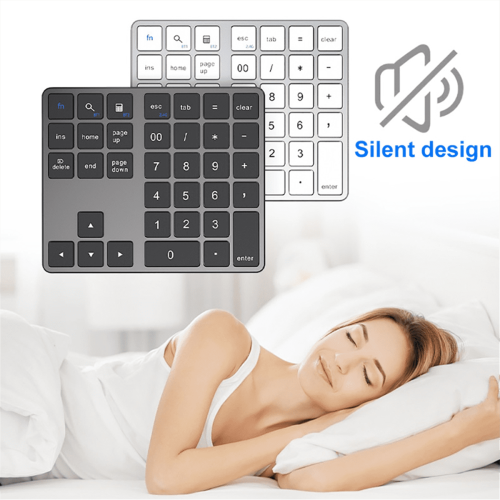 Bluetooth Numeric Keypad 2.4GHz Wireless Black 2