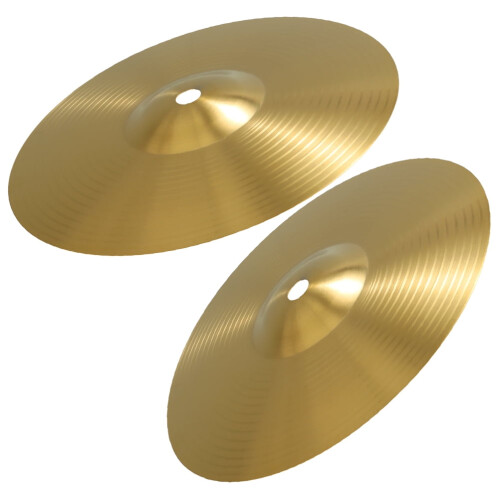 Jazz drum cymbals brass crash cymbal set 2 pcs