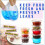 Jello Shot-kopper 2oz lufttætte, stabelbare plastik 130 stk. 3