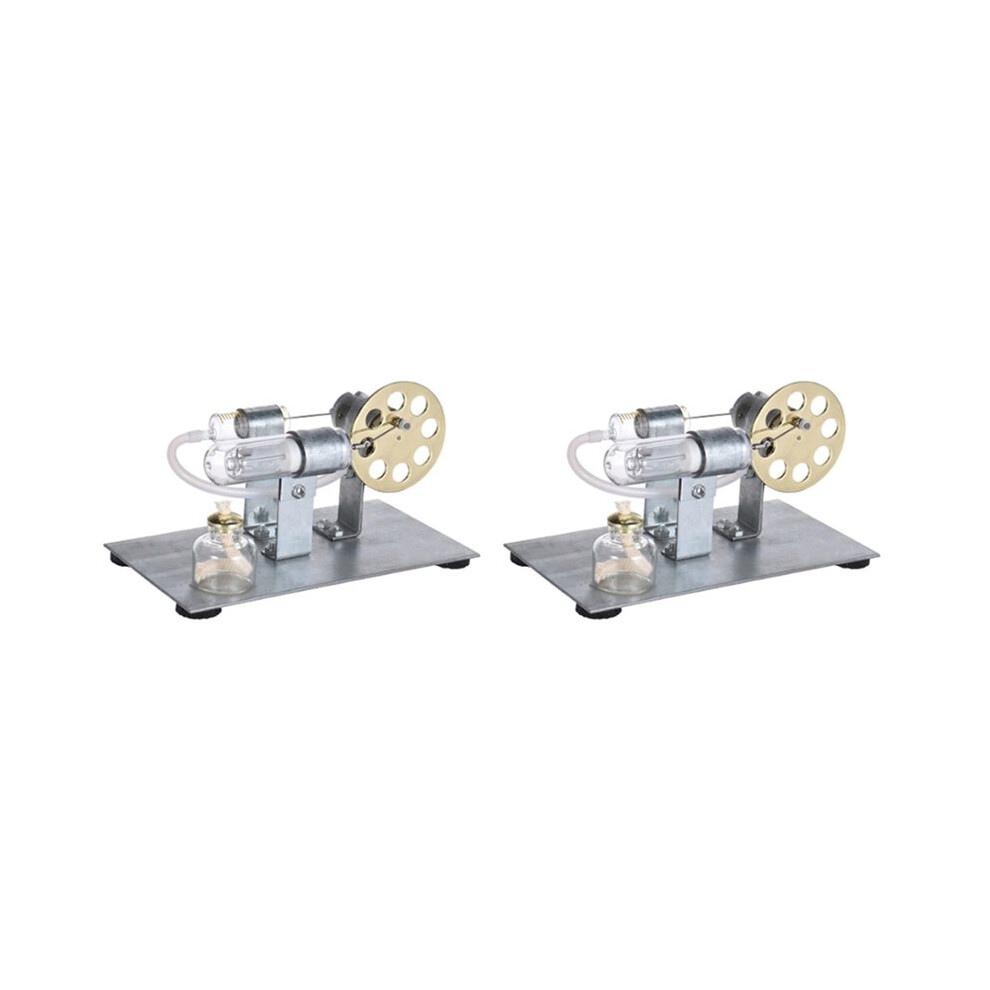 2X Stirling Engine Model Science Experiment Physics Experiment Generator Model Science And Education Silver 6033239462732