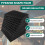 12 Pack Pyramid Shape Soundproof Foam Sound Proof Padding Treatment Panel for Echo Bass Insulation 3