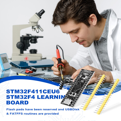 STM32F411 Development Board, STM32F411CEU6 STM32F4 Learning Board, Support for MicroPython/ Programming 1