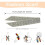 Set satijnen sjaals voor dames, boho chic, 4 stuks 2