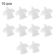 Éponge absorbante d'huile en forme de tortue, 10 pièces, réutilisable pour piscine et spa