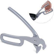 Pinza per teglie da pizza in alluminio pressofuso resistente, pinze termoresistenti per estrarre teglie da pizza calde dal forno e dal microonde.