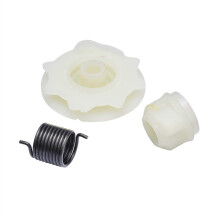Moyeu de ressort de poulie de lanceur compatible avec Husqvarna 137 142 235 235e 236 236e 240 tronçonneuse, remplace OE 530021180 530059677 530071966