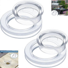 Anillos y tapones para orificio de sombrilla de patio, Compatible con mesas de patio de jardín al aire libre, ajustan postes de 4,4 cm de diámetro