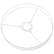 Aro de Metal para Abajur Vintage DIY 30cm, Estrutura para Criação de Abajur Personalizado em Formato de Tambor