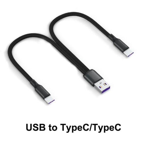 6A Fast Charging Dual Port Type-C Splitter Charging Cable Powered Device Cord Powered  TYPE-C+TYPE-C Devices 2