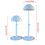 Portable Plastic Wig Holder Adjustable Height Rack 5