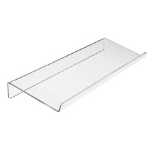 Soporte inclinado para teclado de acrílico transparente, alivio de muñeca, Compatible con teclados estándar 17x1.57 pulgadas para trabajo y juego