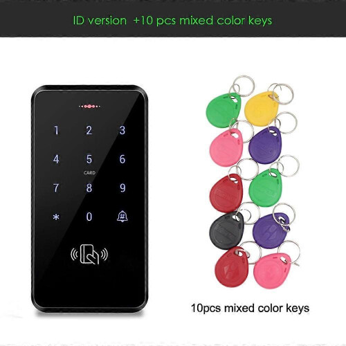 Waterproof Touch Keypad Card Access Control Panel with Door Bell Function