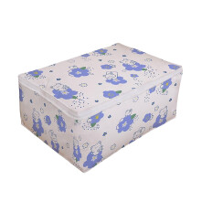 Quilt Storage Bag, PEVA Clothes Storage Bag for Cotton Quilt, Moving and Packaging, 58x40x22cm, Foldable for Wardrobe and Household Storage