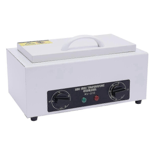 Dry Heat Sterilizer for Nail Salon Tools 50-220C Adjustable Timer 2L Capacity