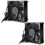 Ventilador USB com Grade de Metal para Refrigeração de PC Laptop Compatível com PS4 Xbox 1