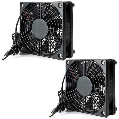 Ventilador USB com Grade de Metal para Refrigeração de PC Laptop Compatível com PS4 Xbox