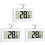 Analog Refrigerator Thermometer with Hook Panel for Easy Placement, Stainless Steel, Temperature Range -20C to 60C 1