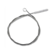 Spazzola per pulizia drenaggi flessibile 150cm, acciaio inox nylon, per tubazioni frigorifero tettuccio auto tubi curvi