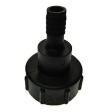 Raccord de tuyau adaptateur pour réservoir IBC, entrée filetage grossier 60 mm, compatible avec réservoirs à eau IBC et fûts de tonne