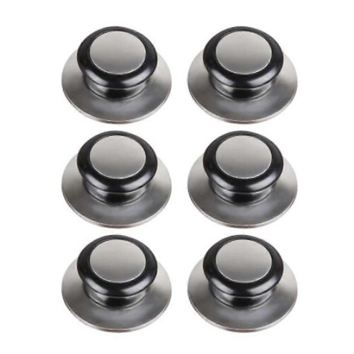 Heat Resistant Pot Lid Knobs Compatible with Universal Cookware, Stainless Steel Bakelite Replacement Parts