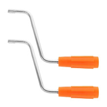Vervangende handgrepen voor pastamachine, 2 stuks, ijzerlegering en PP, 16,5x12x2 cm, voor pastamachine in de keuken