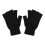 Dreamyjuly Knitted Fingerless Gloves Black 4 Sets 3