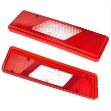 Capa de Luz Traseira Compatível com Ford Transit Mk8 2014-2023, Vermelho ABS, Substituição Direta, 1 Par