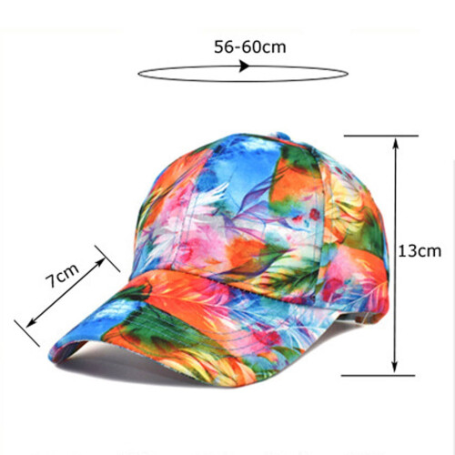 Baseballcaps Unisex Casual Trykt Justerbar Solhatt 2