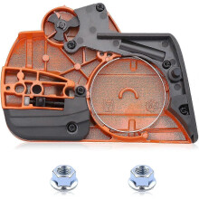 Ensemble couvercle d'embrayage et frein de chaîne compatible avec Husqvarna 435 440 135 140