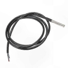DS18B20 Digitale Temperatuursensor 2 stuks 1m waterbestendige kabel 3.3V-5V compatibel met Arduino Raspberry Pi 1-Wire, ondersteunt meerdere sensoren