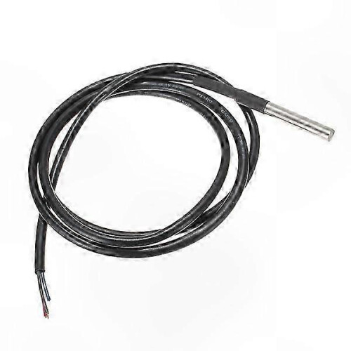 DS18B20 Digital Temperature Sensor, 2pcs, 1m Waterproof Cable, 3.3V-5V, compatible with Arduino Raspberry Pi, 1-Wire Multiple Sensors Support