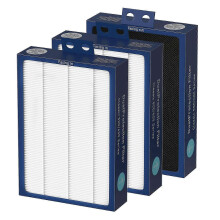 3 Filtri HEPA di ricambio con strato al carbone, compatibile con Blueair Classic 500 600 Serie, per casa e ufficio
