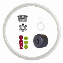 Set di ricambi compatibile con Instant Pot Pro 60 Pro Plus 60 Duo Evo Plus 60: anello di tenuta, maniglia di rilascio del vapore, valvola.