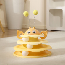 MU Cat Toy 3-Tier Roller Track with Colorful Balls