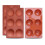 6-Cavity Semi Sphere Silicone Mold for Jelly Dome Mousse Chocolate Bomb 1
