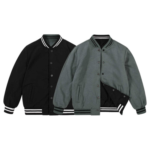 Boys Winter Jacket Double-Sided Casual Jacket for Children 1