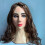 Vacker kvinna latex mask, live party mask 1