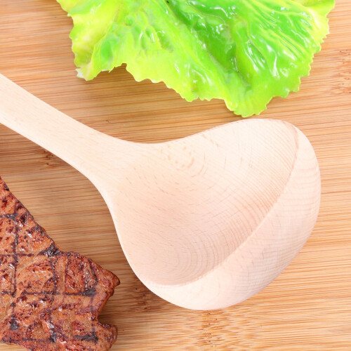 Wooden Mixing Spoon Long Handle 1 Piece 1