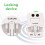 Travel Plug Adapter Compatible with UK US EU AU 4