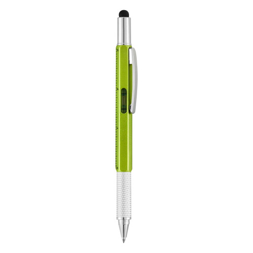 Penna multifunzione 6 in 1 con stilo, punta a sfera e righello 1