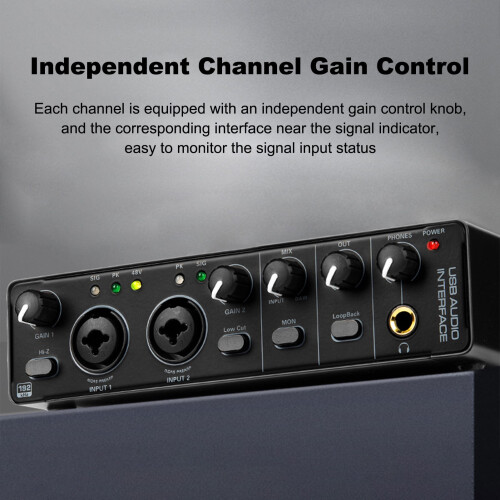 6588 Sound Card Audio Interface 2 In 2 Out 2