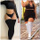 Damen-Overknee-Socken aus einfarbiger Baumwolle in Übergröße 7