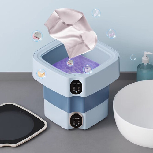 YOTQUSKI mini washing machine 17L foldable 2