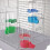 Ensemble de 3 bouteilles distributeur d'eau pour perruches KALLORY 6