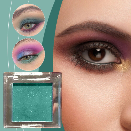 Sombras monocromáticas em tons matte e cintilantes. 1